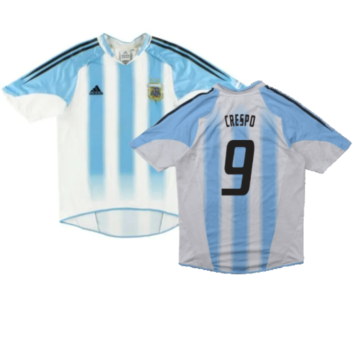 Argentina 2004-06 Home Shirt (S) (Good) (CRESPO 9)