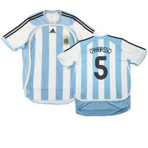 Argentina 2006-2007 Home Shirt (Good) (Cambiasso 5)_0