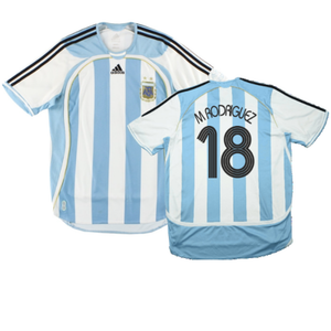 Argentina 2006-2007 Home Shirt (Good) (M Rodriguez 18)_0