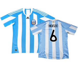 Argentina 2010-11 Home (L) (Excellent) (Heinze 6)_0