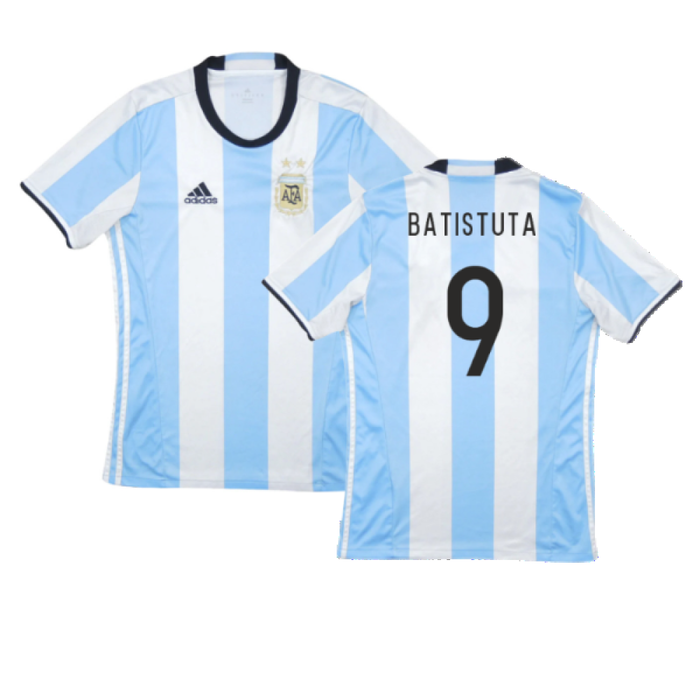 Argentina 2016-17 Home Shirt (Excellent) (BATISTUTA 9)