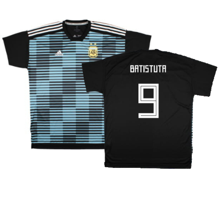 Argentina 2018-19 Adidas Pre-Match Shirt (XL) (Mint) (Batistuta 9)