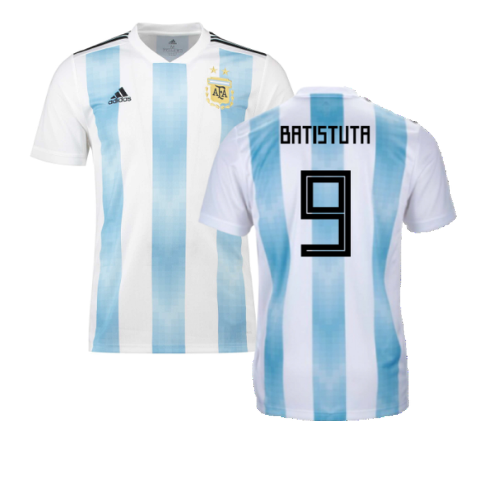 Argentina 2018-19 Home Shirt (LB) (Batistuta 9) (BNWT)