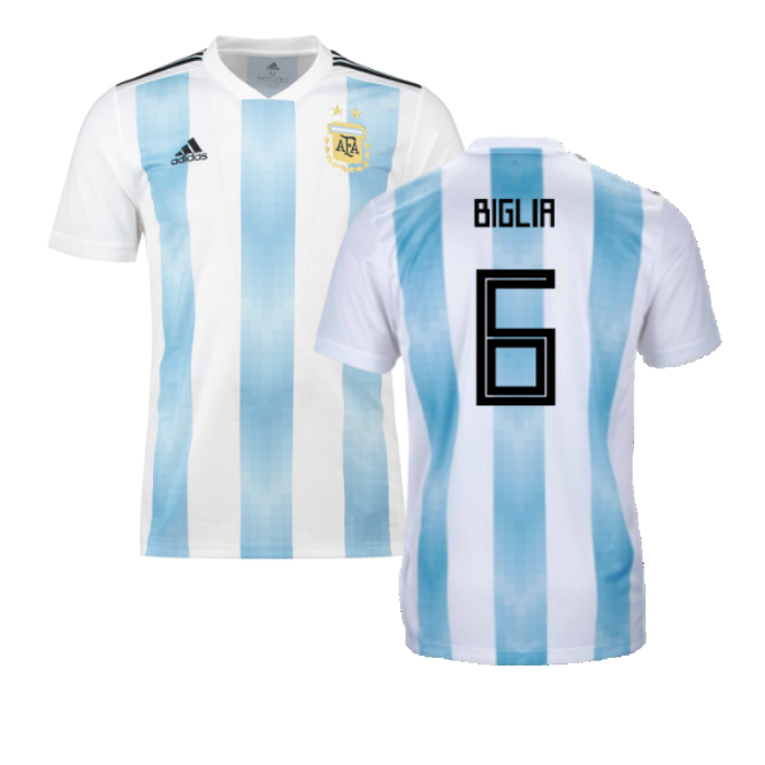 Argentina 2018-19 Home Shirt (LB) (Biglia 6) (BNWT)