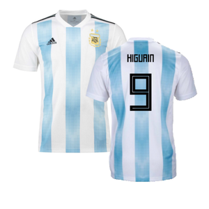 Argentina 2018-19 Home Shirt (LB) (Higuain 9) (BNWT)_0