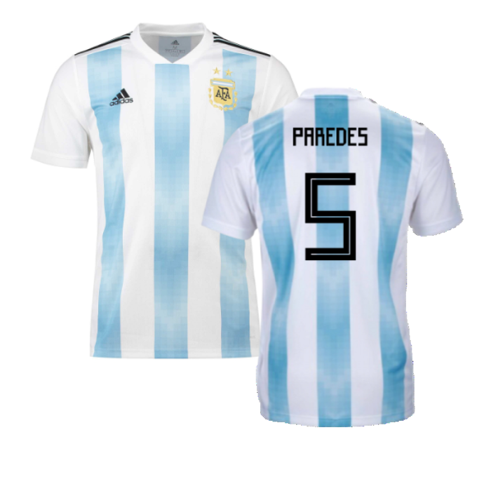 Argentina 2018-19 Home Shirt (LB) (Paredes 5) (BNWT)