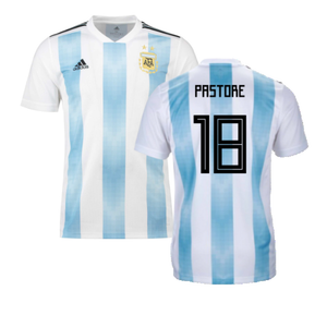 Argentina 2018-19 Home Shirt (XL) (Excellent) (Pastore 18)_0