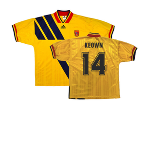 Arsenal 1993-94 Away Shirt (Excellent) (Keown 14)_0