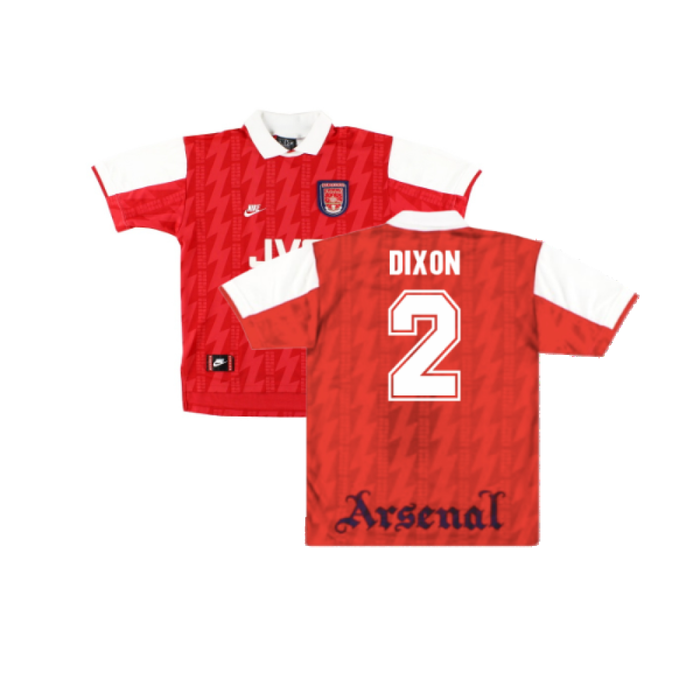 Arsenal 1994-96 Home Shirt (Excellent) (Dixon 2)