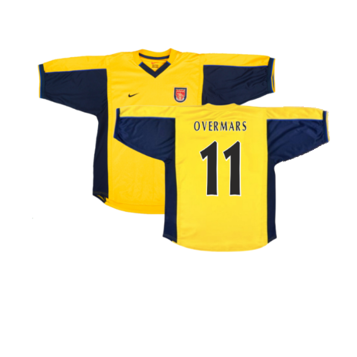 Arsenal 1999-2001 Away Shirt (2XL) (Excellent) (Overmars 11)