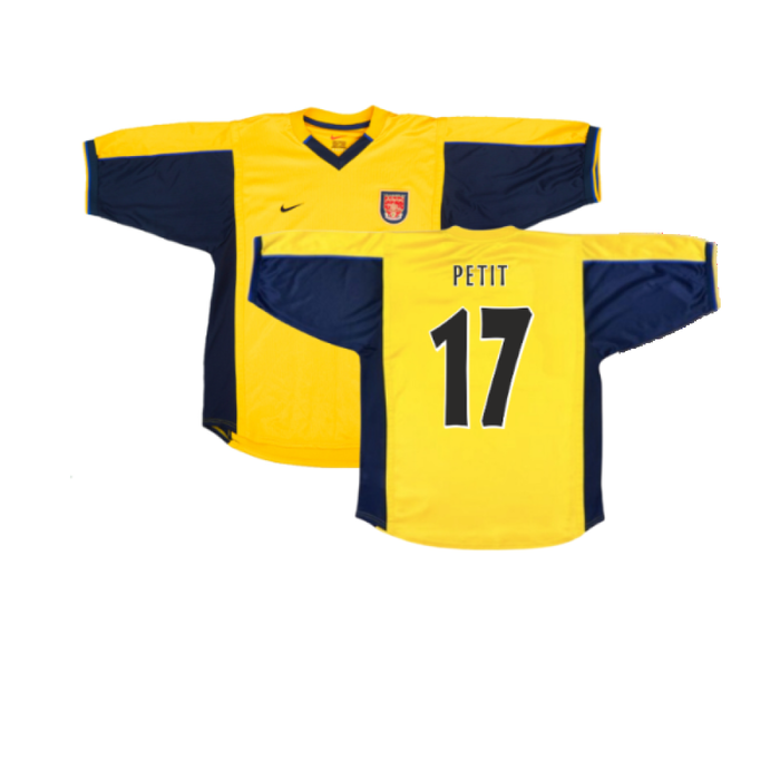 Arsenal 1999-2001 Away Shirt (2XL) (Excellent) (Petit 17)