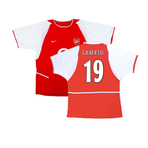 Arsenal 2002-04 Home Shirt (XL) (Very Good) (Gilberto 19)_0