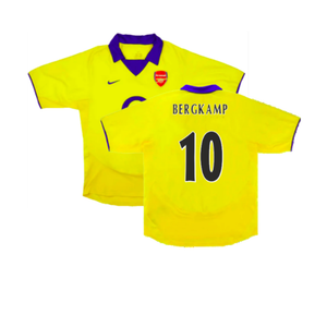 Arsenal 2003-05 Away Shirt (XL) (Good) (Bergkamp 10)_0