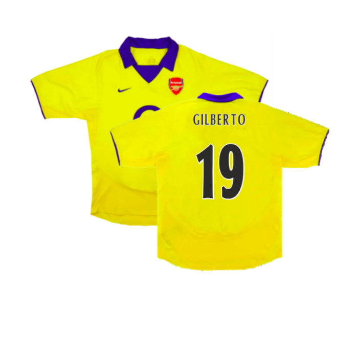 Arsenal 2003-05 Away Shirt (XL) (Good) (Gilberto 19)