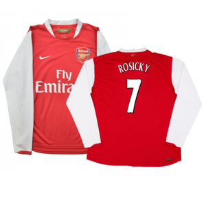 Arsenal 2006-07 Long Sleeve Home Shirt (XXL) (Excellent) (Rosicky 7)_0