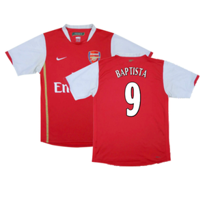 Arsenal 2006-08 Home Shirt (XL) (Excellent) (Baptista 9)_0