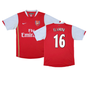 Arsenal 2006-08 Home Shirt (XL) (Excellent) (Flamini 16)_0