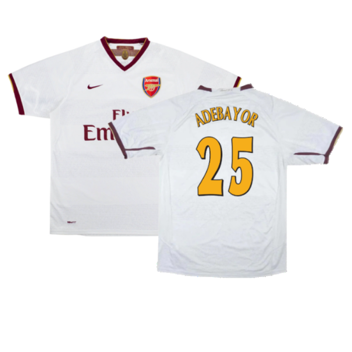 Arsenal 2007-08 Away Shirt (XL) (Excellent) (Adebayor 25)