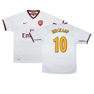 Arsenal 2007-08 Away Shirt (XL) (Excellent) (BERGKAMP 10)_0