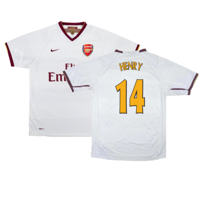 Arsenal 2007-08 Away Shirt (XL) (Excellent) (HENRY 14)