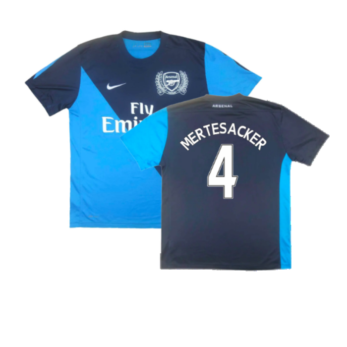 Arsenal 2011-12 Away Shirt (M) (Very Good) (MERTESACKER 4)