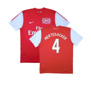 Arsenal 2011-12 Home Shirt (L) (Very Good) (MERTESACKER 4)_0