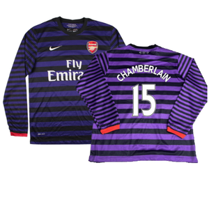 Arsenal 2012-13 Away Long Sleeve Shirt (M) (Good) (Chamberlain 15)_0