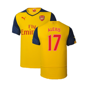 Arsenal 2014-15 Away Shirt (M) (Very Good) (Alexis 17)_0