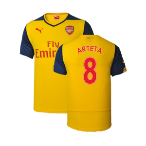 Arsenal 2014-15 Away Shirt (M) (Very Good) (Arteta 8)_0