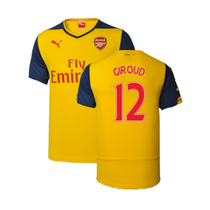 Arsenal 2014-15 Away Shirt (M) (Very Good) (Giroud 12)_0