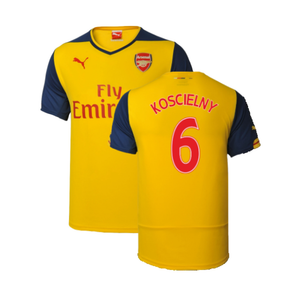 Arsenal 2014-15 Away Shirt (M) (Excellent) (Koscielny 6)_0