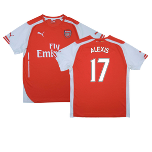 Arsenal 2014-15 Home Shirt (Excellent) (Alexis 17)_0