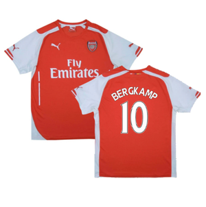 Arsenal 2014-15 Home Shirt (L) (BERGKAMP 10) (Very Good)_0