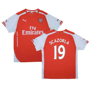 Arsenal 2014-15 Home Shirt (L) (S.Cazorla 19) (Very Good)_0