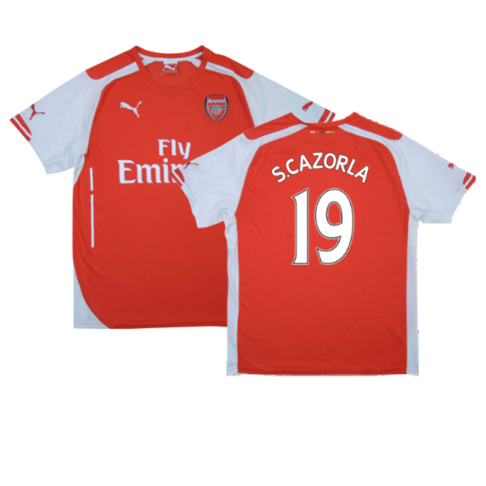 Arsenal 2014-15 Home Shirt (S) (Excellent) (S.Cazorla 19)