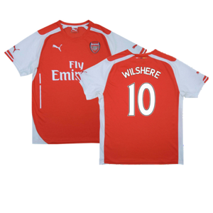 Arsenal 2014-15 Home Shirt (M) (Mint) (Wilshere 10)_0