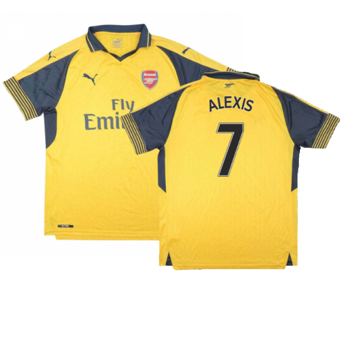 Arsenal 2016-17 Away Shirt (XL) (Excellent) (Alexis 7)