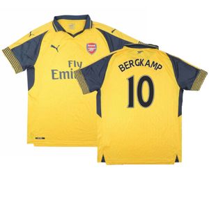 Arsenal 2016-17 Away Shirt (S) (Very Good) (BERGKAMP 10)_0