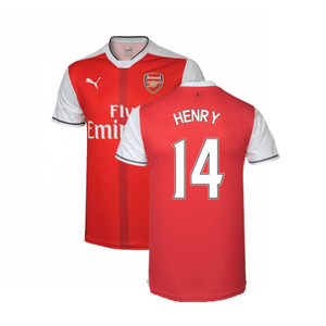 Arsenal 2016-17 Home Shirt (M) (Very Good) (Henry 14)_0