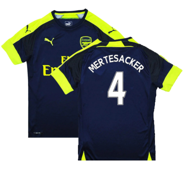 Arsenal 2016-17 Third Shirt (XS) (Mint) (Mertesacker 4)