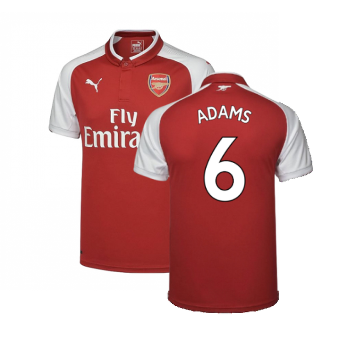 Arsenal 2017-18 Home Shirt (M) (Excellent) (Adams 6)