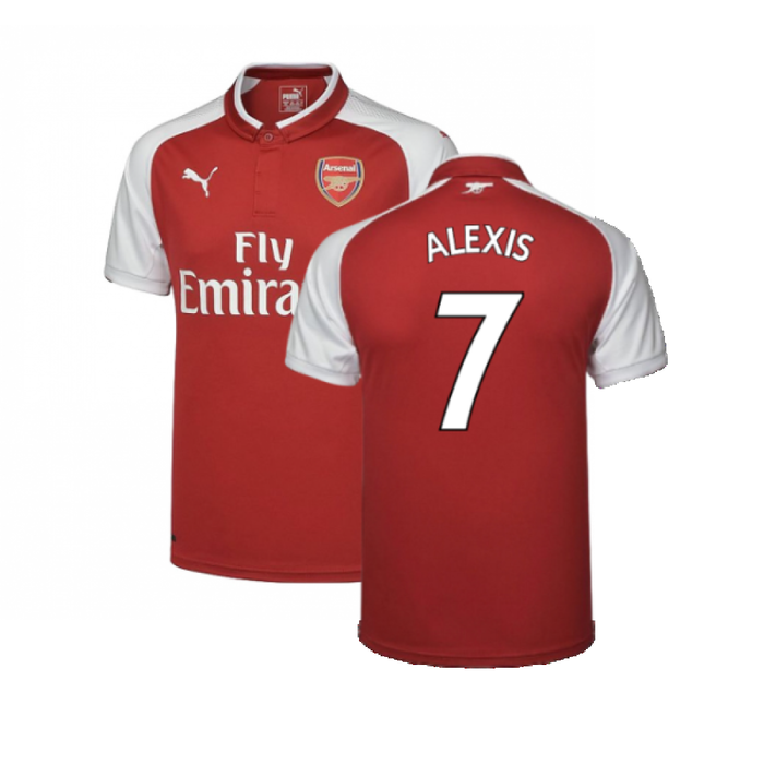 Arsenal 2017-18 Home Shirt (S) (Mint) (Alexis 7)