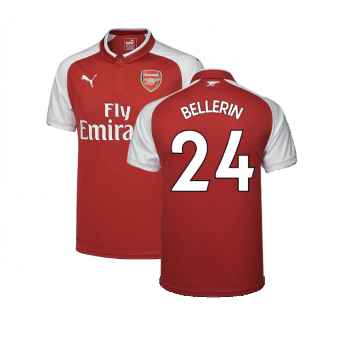 Arsenal 2017-18 Home Shirt (Excellent) (Bellerin 24)