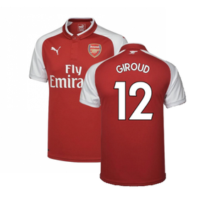 Arsenal 2017-18 Home Shirt (S) (Mint) (Giroud 12)_0