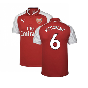 Arsenal 2017-18 Home Shirt (M) (Excellent) (Koscielny 6)_0