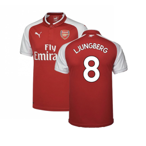 Arsenal 2017-18 Home Shirt (S) (Mint) (Ljungberg 8)_0