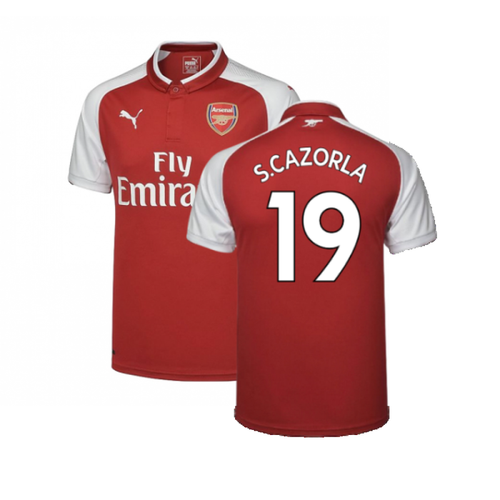 Arsenal 2017-18 Home Shirt (M) (Excellent) (S.Cazorla 19)