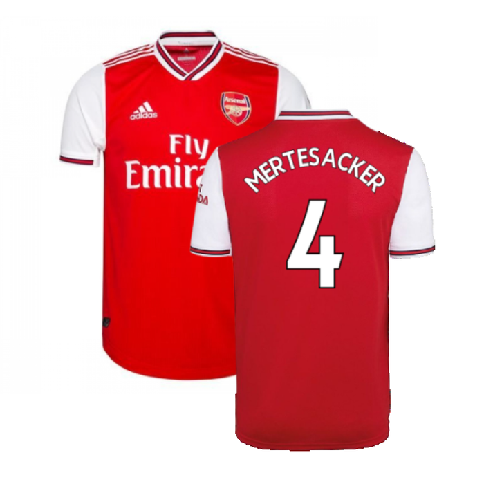 Arsenal 2019-20 Home Shirt (XL) (Very Good) (MERTESACKER 4)