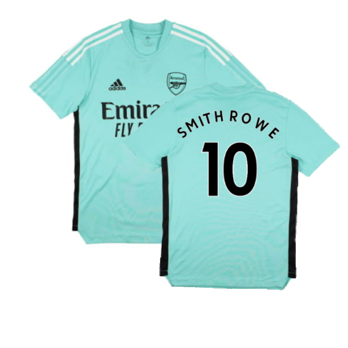 Arsenal 2021-2022 Adidas Training Shirt (XS) (SMITH ROWE 10) (Excellent)