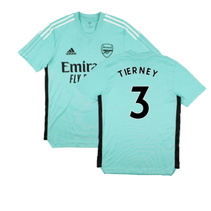 Arsenal 2021-2022 Adidas Training Shirt (XS) (TIERNEY 3) (Excellent)